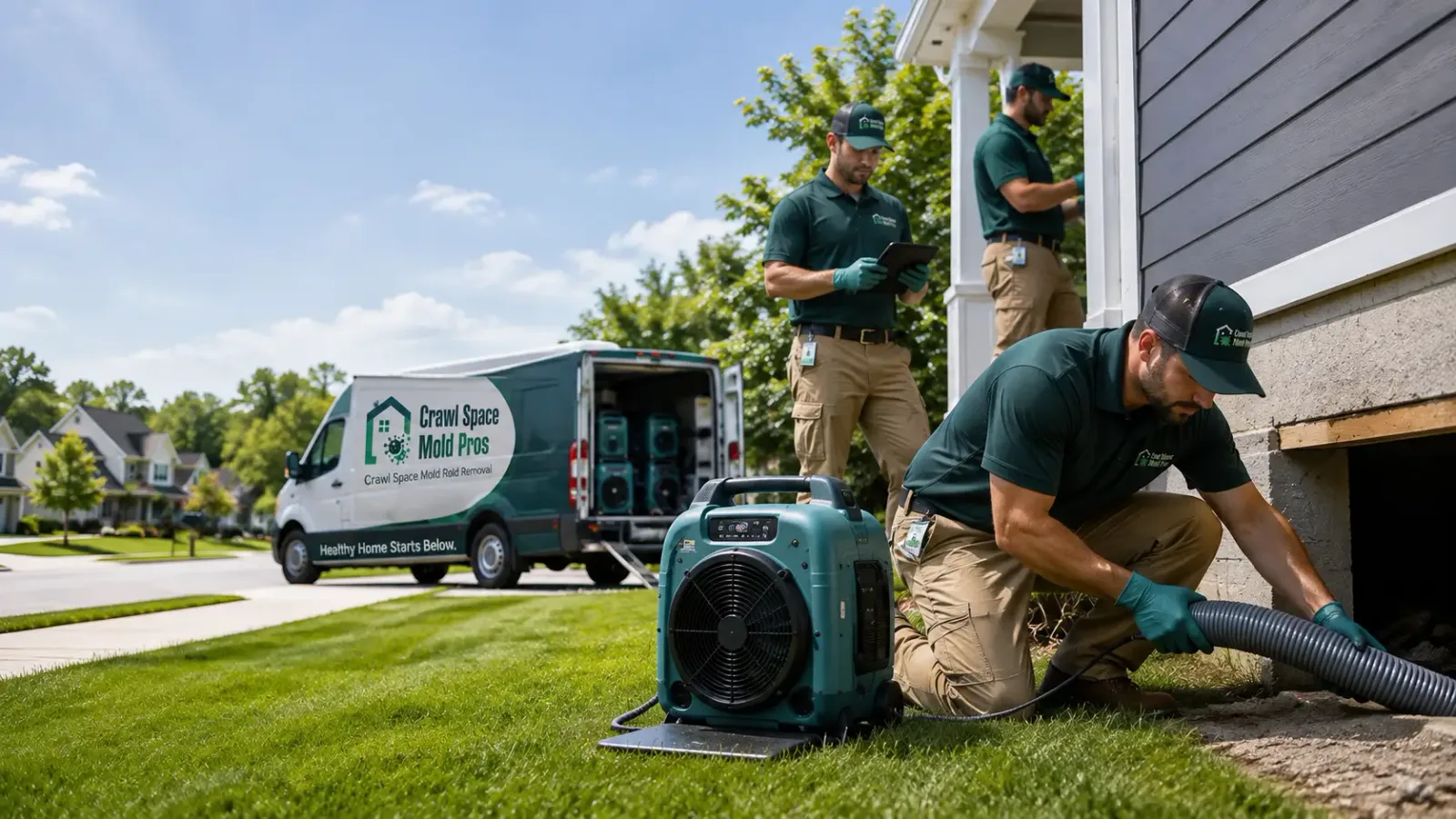 Crawl Space Mold Removal in Burlington, KY